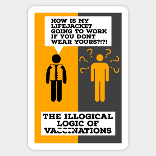 The illogical logic!!! Sticker